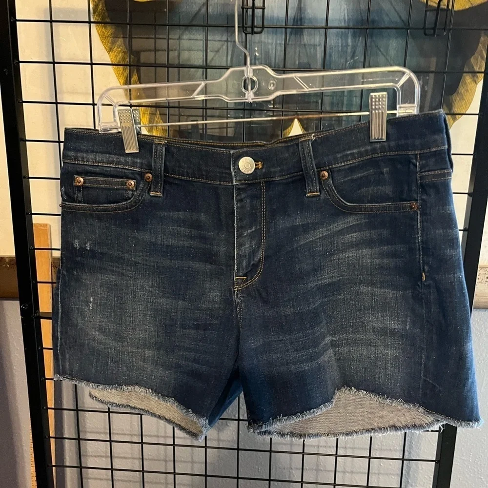 J. Crew Dark Blue Jean Shorts